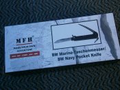Боцманский нож ВМФ Бундесвер со свайкой BW Marlspieker.