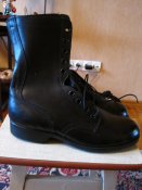 Ботинки USA Black Leather Combat Boots with Direct Molded Sole 9R(наш 42)