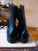 Ботинки USA Black Leather Combat Boots with Direct Molded Sole 9R(наш 42)