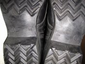 Ботинки USA Black Leather Combat Boots with Direct Molded Sole 9R(наш 42)
