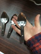 Набор столовых приборов вилка ложка, 2 предмета. Нержавейка. Абсолютно новые