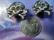 Черепки на петлицы танкиста Мертвая голова .