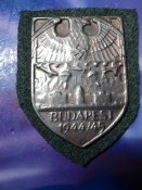 №6. Щит " Будапешт 1944/45 " Вермахт .