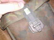 Складная лопатка с чехлом армии Бундесвер/Bundeswehr. Оригинал, клеймо, Германия. №38