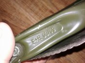 Складная лопатка с чехлом армии Бундесвер/Bundeswehr. Оригинал, клеймо, Германия. №38