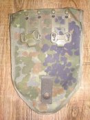 Складная лопатка с чехлом армии Бундесвер/Bundeswehr. Оригинал, клеймо, Германия. №36