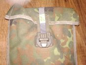 Складная лопатка с чехлом армии Бундесвер/Bundeswehr. Оригинал, клеймо, Германия. №35