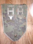 Складная лопатка с чехлом армии Бундесвер/Bundeswehr. Оригинал, клеймо, Германия. №35