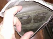 Складная лопатка с чехлом армии Бундесвер/Bundeswehr. Оригинал, клеймо, Германия. №35
