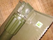 Складная лопатка с чехлом армии Бундесвер/Bundeswehr. Оригинал, клеймо, Германия. №35