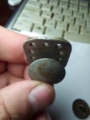 Гудзик вермахту з парадної шинелі