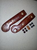 Бакелитовые накладки на штык-нож 6х3 АКМ