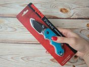 Складной нож от компании Kershaw. Модель Shuffle Teal BW. Оригинал