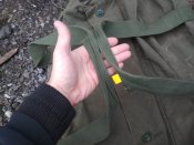 Военная сумка-баул в цвете олива, брезент, б/у (лот №2)