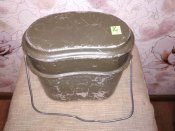 Котелок 3-х составной олива, оригинал - армия Бундесвер (Германия). Б/у (лот №4)
