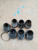комплектующие  от нем. противогазов  "рыло"
