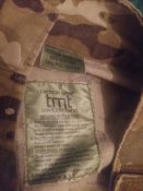 Тактический боевой китель в MultiCam®ACU ТМТ (Швейцария)