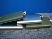 Фляга карманная 8 унций ( 225 мл ) хромированная, Германия Макс Фук