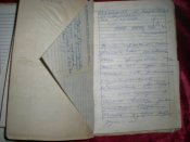 Медицинская книжка советского офицера заполненная.