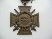 Крест Гинденбурга с оригинальной лентой 1914-1918
