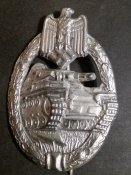 Нагрудний знак за танкову атаку ( срібло)
