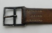 Ремень брючный, кожа, 1963 г, б/у, армия ВС Швейцарии