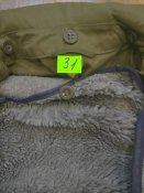 Куртка/бушлат зимняя олива (хаки) с меховой подстёжкой армия Чехии. Размер 172/100 (лот №31)