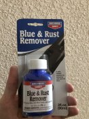 Средство для удаления ржавчины и старого воронения Birchwood Casey Blue and Rust Remover 3 Oz