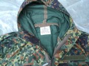 Новая камуфляжная парка Flecktarn армии Bundeswehr - Gr.4 165-175/105. Куртка с капюшоном флектарн