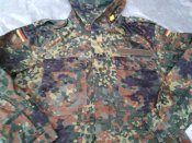 Новая камуфляжная парка Flecktarn армии Bundeswehr - Gr.4 165-175/105. Куртка с капюшоном флектарн