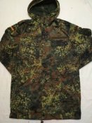 Новая камуфляжная парка Flecktarn армии Bundeswehr - Gr.13 185-195/100. Куртка с капюшоном флектарн