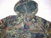 Новая камуфляжная парка Flecktarn армии Bundeswehr - Gr.13 185-195/100. Куртка с капюшоном флектарн