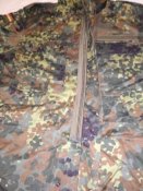 Новая камуфляжная парка Flecktarn армии Bundeswehr - Gr.13 185-195/100. Куртка с капюшоном флектарн