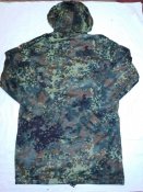 Новая камуфляжная парка Flecktarn армии Bundeswehr - Gr.13 185-195/100. Куртка с капюшоном флектарн
