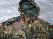 Новая камуфляжная парка Flecktarn армии Bundeswehr - Gr.14 185-195/105. Куртка с капюшоном флектарн