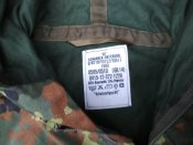 Новая камуфляжная парка Flecktarn армии Bundeswehr - Gr.14 185-195/105. Куртка с капюшоном флектарн