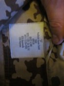 Китель и брюки Gr 16 Bundeswehr Tropentarn + панама 58р.