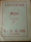 "Listopad 1.-22.XI.1918 we Lwowie"