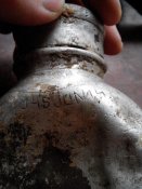 Венгерская фляга 1945 полностью расписная окопное творчество герб венгрии