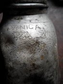 Венгерская фляга 1945 полностью расписная окопное творчество герб венгрии