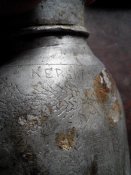 Венгерская фляга 1945 полностью расписная окопное творчество герб венгрии