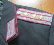 Китель парадный, куртка арбанаси, погоны полковник, петлицы, аксельбант, 1991 г, армия ВС Болгарии