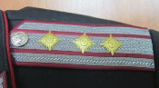 Китель парадный, куртка арбанаси, погоны полковник, петлицы, аксельбант, 1991 г, армия ВС Болгарии