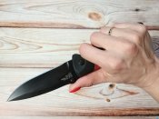 Складной нож от компании Taylor Brands LLC (Schrade). Модель SCH503RB. Оригинал