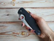 Складной нож от компании Spyderco. Модель Resilience (C142GP). Оригинал