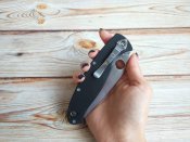 Складной нож от компании Spyderco. Модель Resilience (C142GP). Оригинал