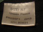 Лот№А1028 Куртка полиции Британии на флисе (чёрная) Unisex Fleece р. XLT (X-Large Tall) от 1 грн.