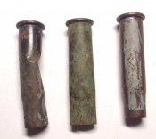 3 гильзы бердана на клейма 1877 и 1878 гг.