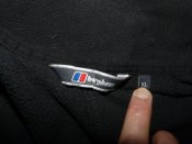 Флисовая кофта утеплитель Berghaus чёрная size xL/52 на молнии