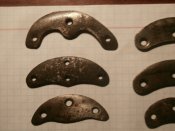 8 передних подков на обувь солдат Вермахта .